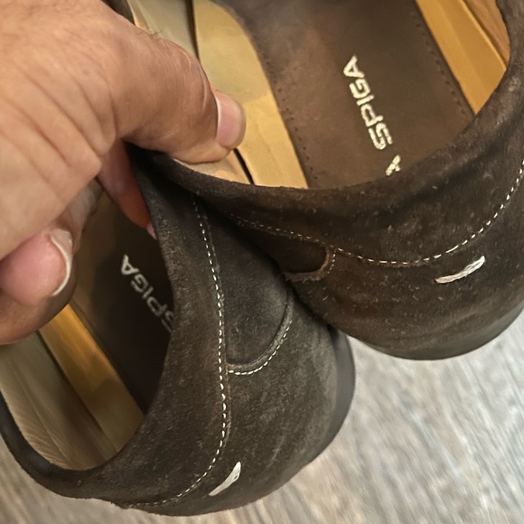 Brown Suede Horsebit Loafers - Picture 3 of 9